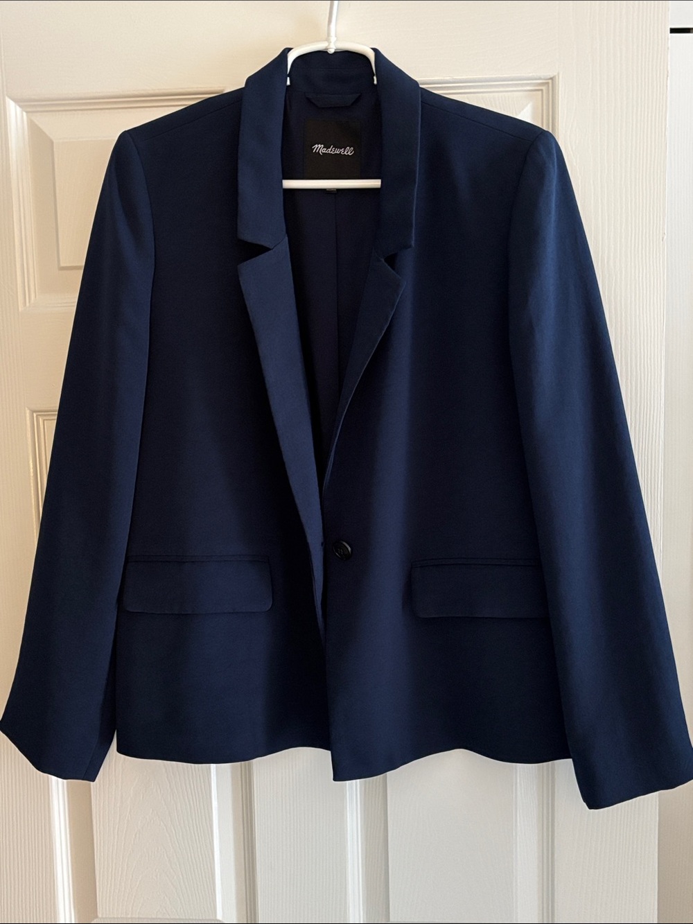 Madewell Dark blue Single-Button Blazer